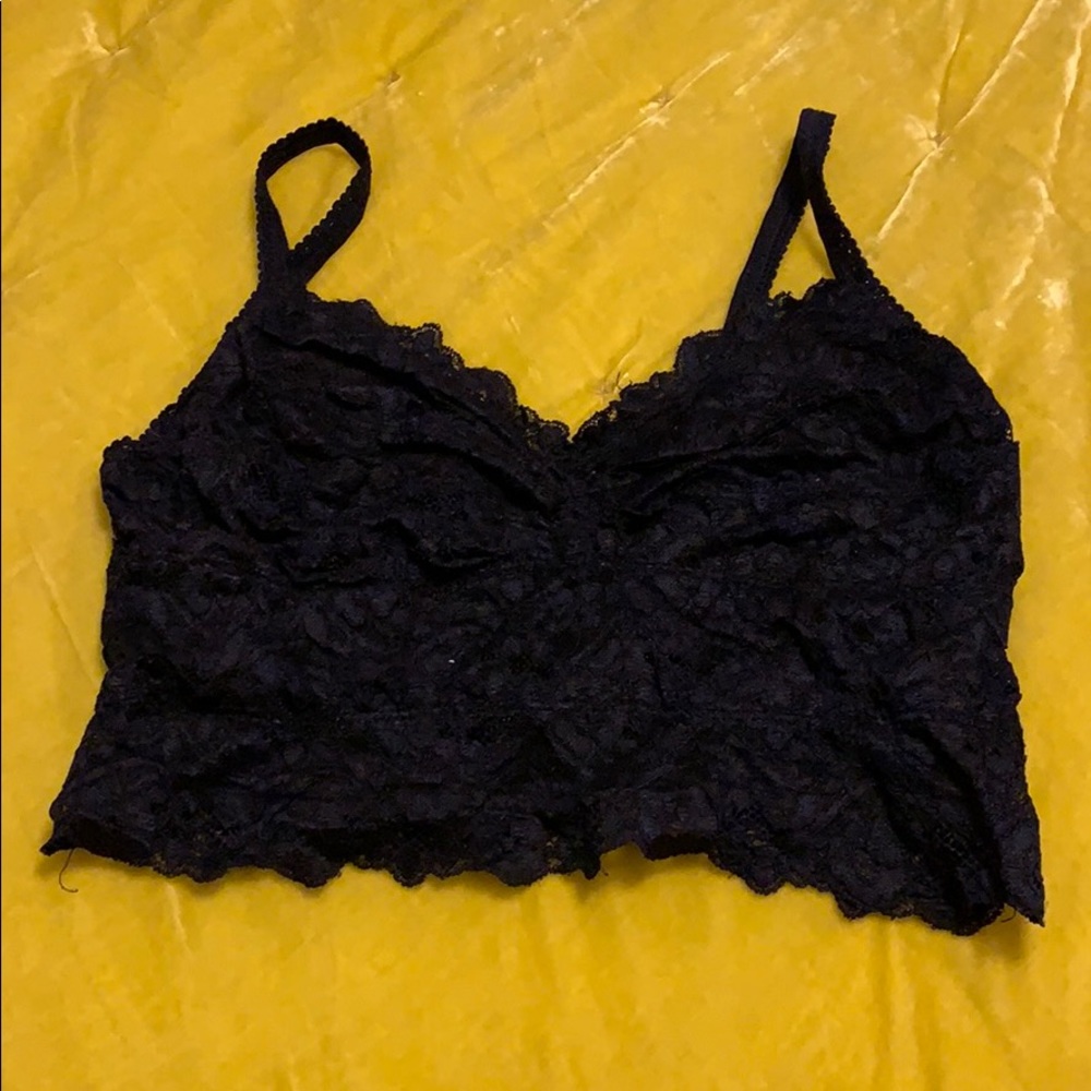 Laced crop top